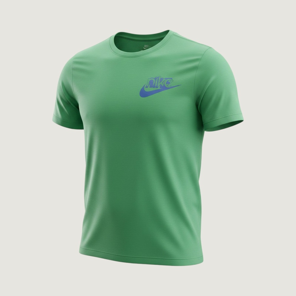 Nike Womens Sportswear Graphic Tee Green Blue Logo FQ6603-324 XS NWT